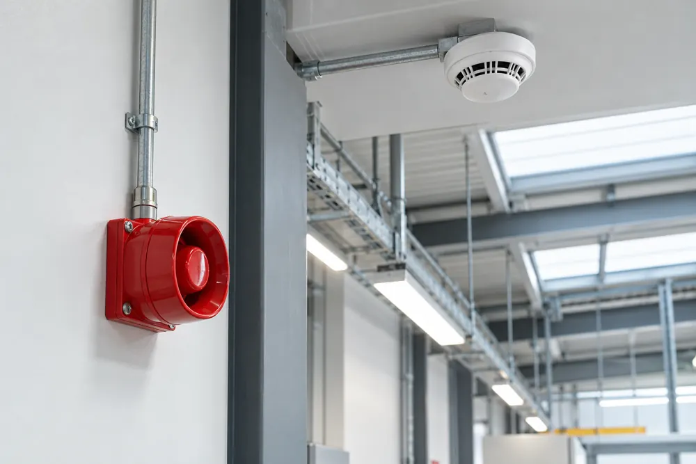 Fire Alarm Installation equipment in commercial premises